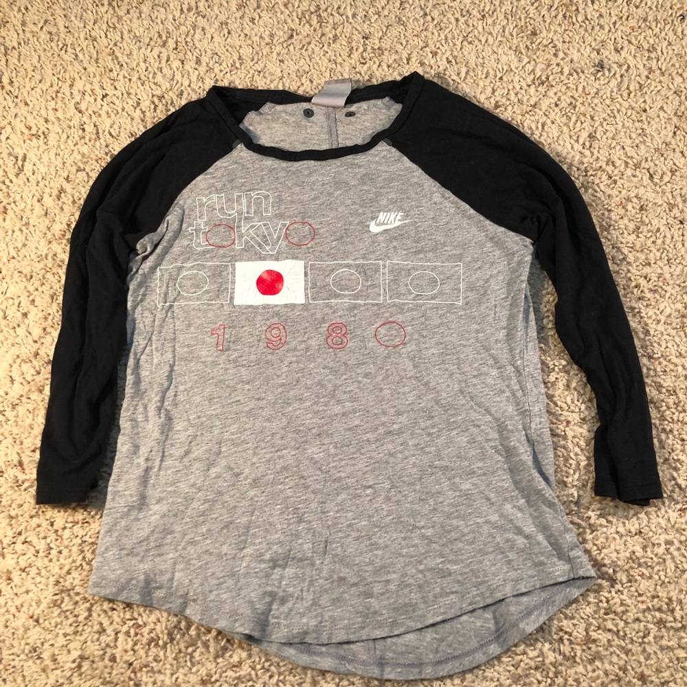 Nike Run Tokyo 1980 Baseball Tee